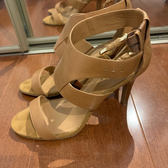 Nine West Shoes - Nine West Adriano Tan Leather Heels